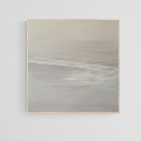 Další vlna, 2021, akryl na plátně, 80 x 80 cm