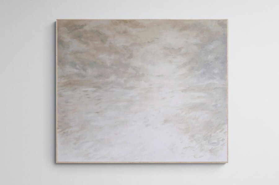 Ráno nad Pálavou, 2023, akryl na plátně, 120 x 100 cm