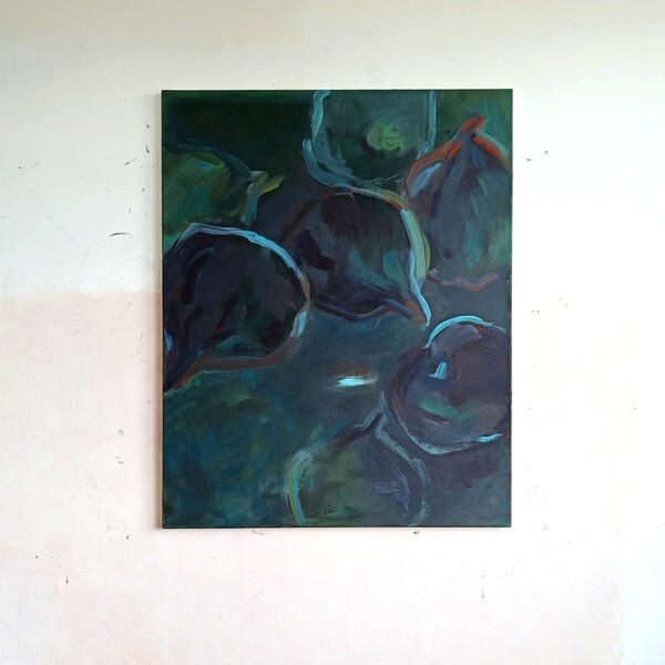 Fíky, 2024, akryl na plátně, 80 x 100 cm, dostupný, cena na vyžádání