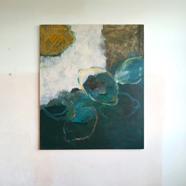 Limety, 2024, akryl na plátně, 100 x 120 cm, dostupný, cena na vyžádání