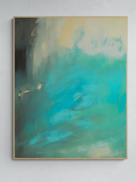 Look for what is there, or what you want to be there, 2021, acrylic on canvas, 80 x 100 cm, unavailable